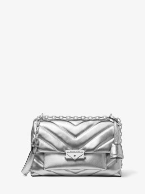 Cece Medium Quilted Metallic Leather Convertible Shoulder Bag | Michael ...