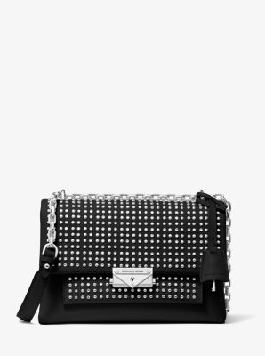 Cece large studded 2024 leather convertible crossbody bag