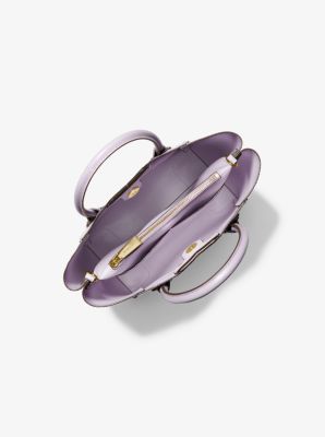 Mae Small Pebbled Leather Messenger Bag Michael Kors