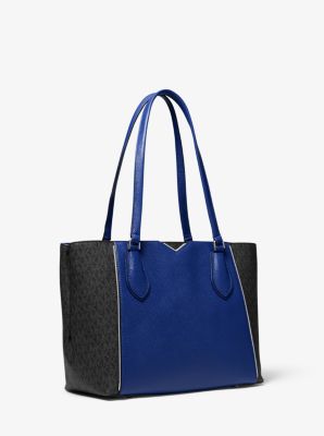 Michael kors mae medium hot sale pebbled leather tote bag