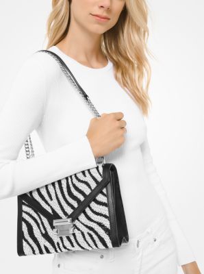 Michael kors zebra bag sale