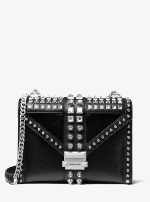 michael kors whitney black silver