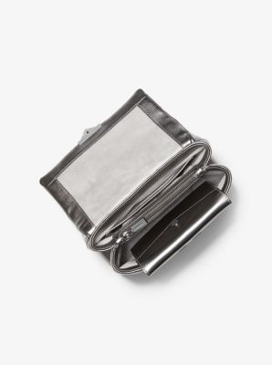 Cece Medium Quilted Metallic Leather Convertible Shoulder Bag image number 1