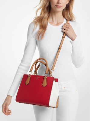 Marilyn Medium Color-Block Saffiano Leather Satchel | Michael Kors Canada