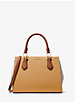 Marilyn Medium Color-Block Saffiano Leather Satchel image number 0