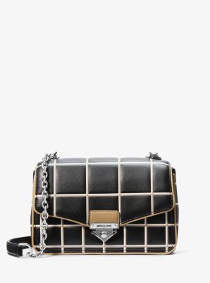 Michael Kors Serena Small Quilted Faux Leather Crossbody Bag