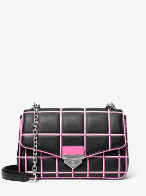 SoHo Large Two-Tone Quilted Shoulder Bag image number 0