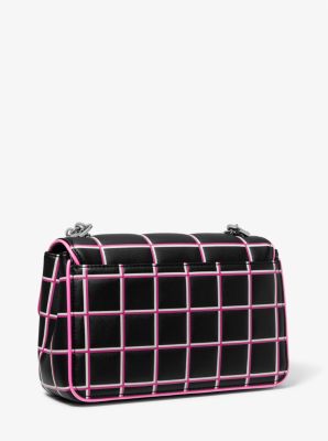 SoHo Large Two-Tone Quilted Shoulder Bag image number 2