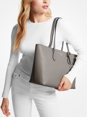 Valerie Large Pebbled Leather Tote Bag image number 2