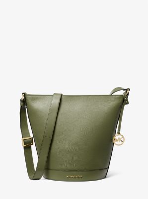 Sac messager Townsend de taille moyenne en cuir grainé image number 0