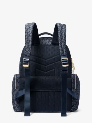 Prescott Large Signature Logo Print Woven Backpack image number 2