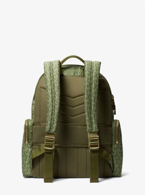 Prescott Large Signature Logo Print Woven Backpack image number 2