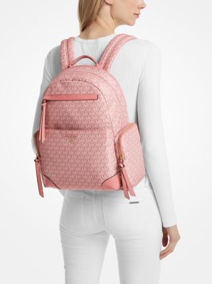 Prescott Large Signature Logo Print Woven Backpack image number 3