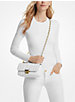 Tribeca Small Quilted Lizard Embossed Leather Shoulder Bag image number 2
