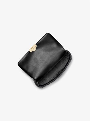 Petit sac porté épaule Tribeca en cuir matelassé