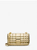 Tribeca Small Quilted Metallic Leather Shoulder Bag image number 0