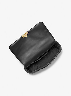 Tribeca Large Quilted Leather Shoulder Bag