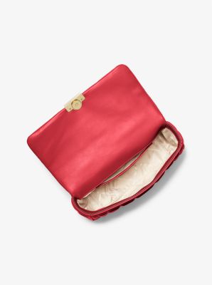 Schultertasche Tribeca Large aus abgestepptem Leder image number 1