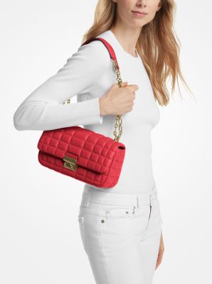 Schultertasche Tribeca Large aus abgestepptem Leder image number 2