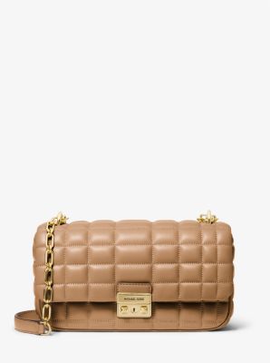 Tribeca Large Quilted Leather Shoulder Bag image number 0