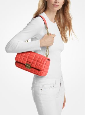 Tribeca Large Quilted Leather Shoulder Bag image number 2