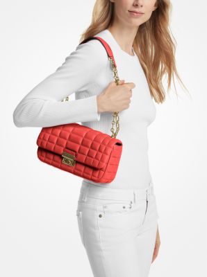 Tribeca Large Quilted Leather Shoulder Bag image number 2