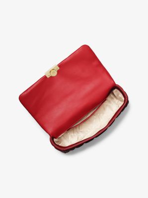 Bolso de hombro Tribeca grande de piel acolchada