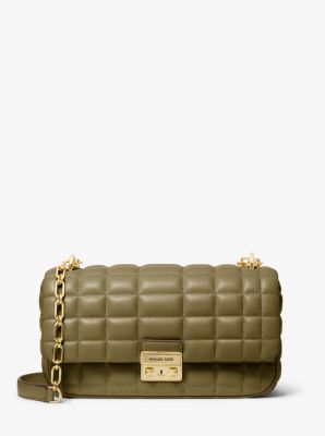 Tribeca Large Quilted Leather Shoulder Bag image number 0