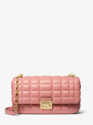 Tribeca Large Quilted Leather Shoulder Bag