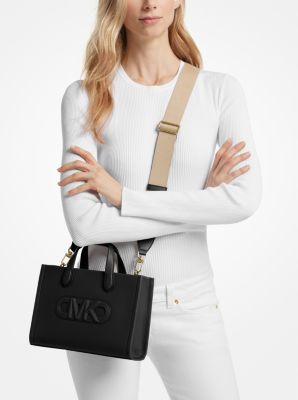 Petit sac messager Gigi en cuir gaufré