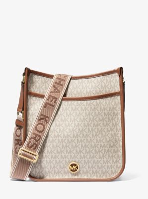 Messenger-Tasche Luisa Large mit Signature-Logomuster image number 0