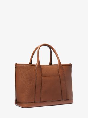 Luisa Medium Pebbled Leather Tote Bag image number 2