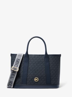 Luisa Medium Signature Logo Satchel | Michael Kors