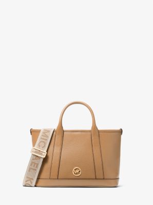 Luisa Small Pebbled Leather Satchel