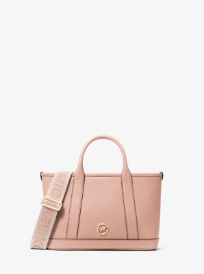 Luisa Small Pebbled Leather Satchel image number 0