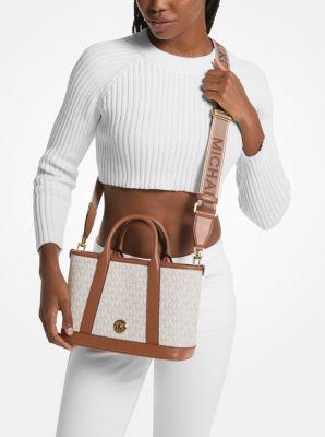 Luisa Small Signature Logo Satchel image number 3