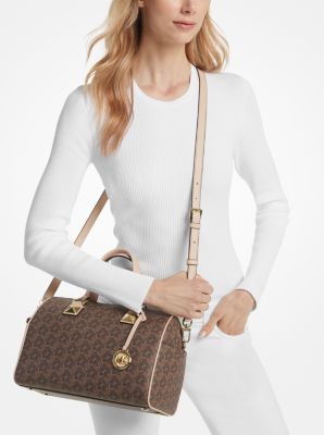 Grayson Medium Empire Signature Logo Satchel | Michael Kors [US]