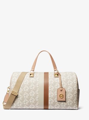 Grayson Extra-Large Empire Signature Logo Stripe Weekender Bag image number 0