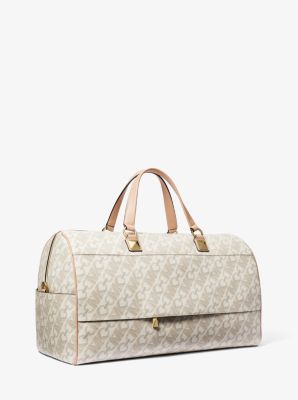 Grayson Extra-Large Empire Signature Logo Stripe Weekender Bag image number 2