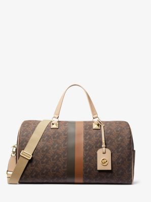 Grayson Extra-Large Empire Signature Logo Stripe Weekender Bag image number 0