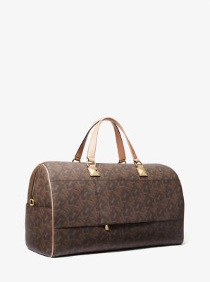 Grayson Extra-Large Empire Signature Logo Stripe Weekender Bag image number 2