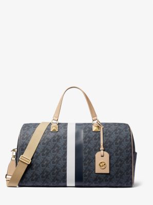 Grayson Extra-Large Empire Signature Logo Stripe Weekender Bag image number 0