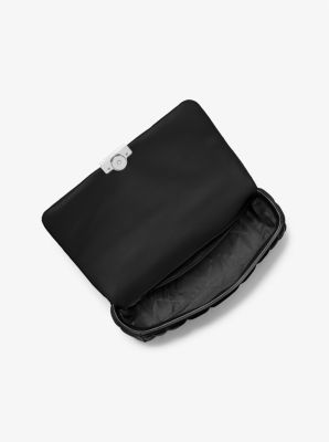 Schultertasche Tribeca Large aus abgestepptem Leder