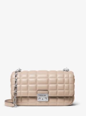 Tribeca Large Quilted Leather Shoulder Bag image number 0