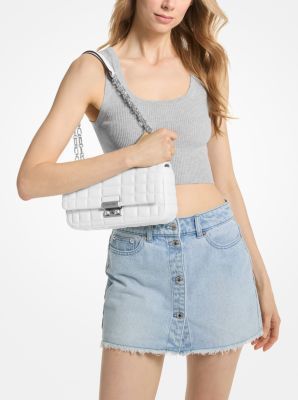 Tribeca Large Quilted Leather Shoulder Bag