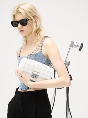 Tribeca Large Quilted Leather Shoulder Bag