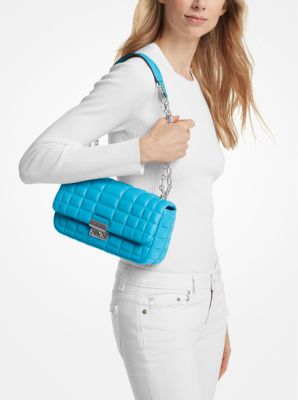 Bolso de hombro Tribeca grande de piel acolchada