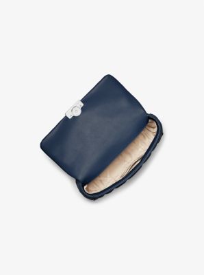 Bolso de hombro Tribeca pequeño de piel acolchada