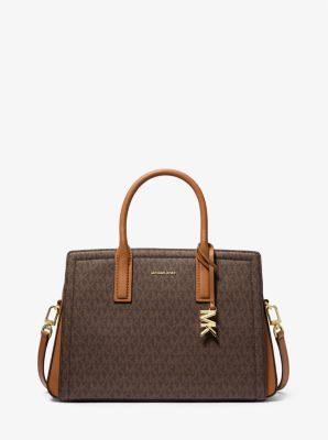 Laila Medium Signature Logo Satchel image number 0