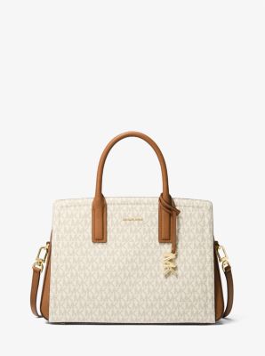 Laila Medium Signature Logo Satchel image number 0